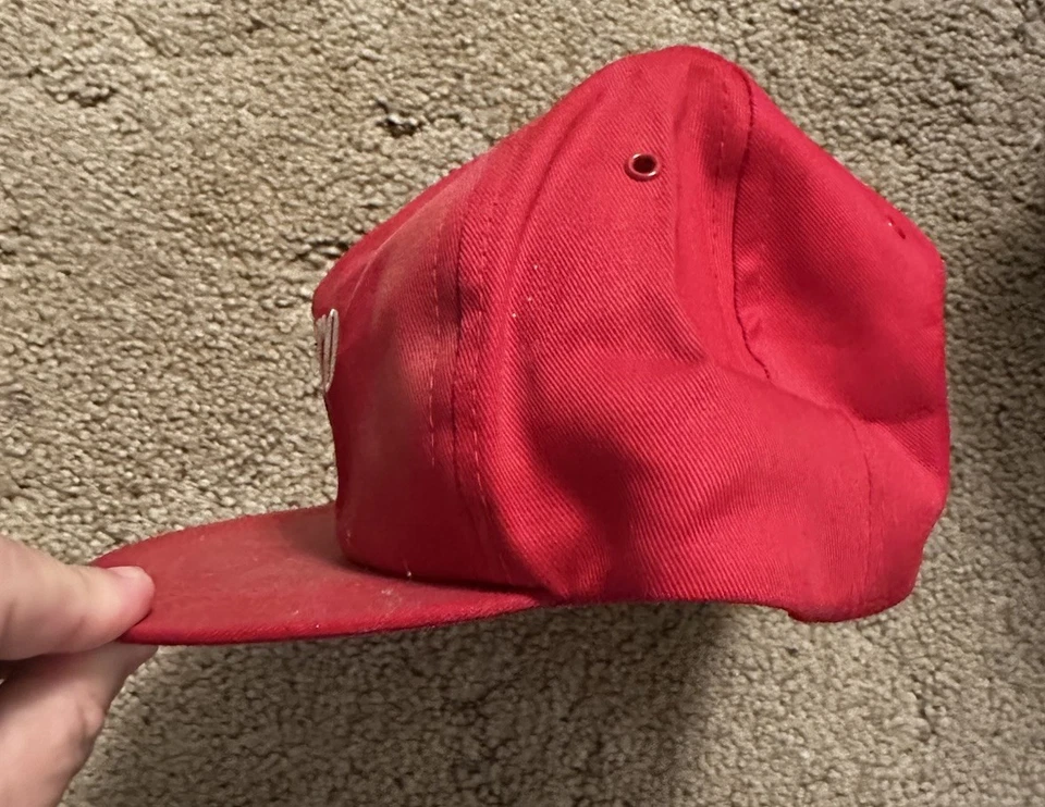 VTG MARLBORO RACING TEAM '92 RED SNAPBACK TRUCKERS HAT F1 INDY CAR RACING EUC - Image 2 of 4