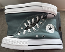 Size 7 Women's Converse A12596F All Star Lift Platform High True Nature Sneakers