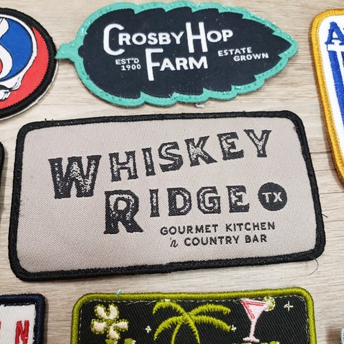 13 Lot Random Mix Sew On Patches Embroidered Patriotic Austin TX Places ETC - Picture 10 of 15