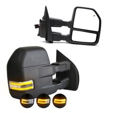 Towing Mirrors fit for 2015-2020 Ford F150 Pickup Truck Temp Sensor
