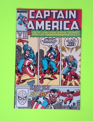 Captain America #355 Vol. 1 1989 Marvel Comics Mid Grade Comic Book SD23-222