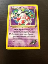 Sabrina's Mr. Mime 59/132 Uncommon Gym Challenge Pokemon Unlimited LP on eBay