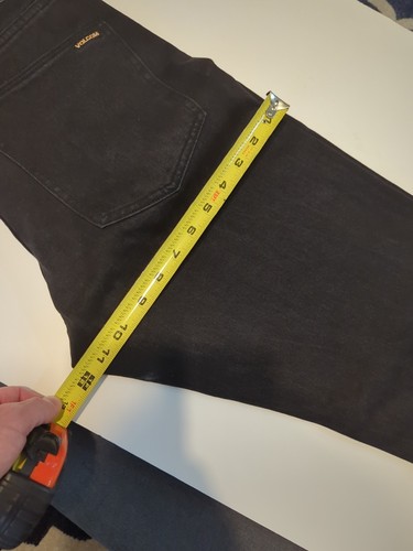 Volcom Solver Black Modern Straight Fit Jeans Men's Size 31" Inseam 30 New NWT - Picture 9 of 11