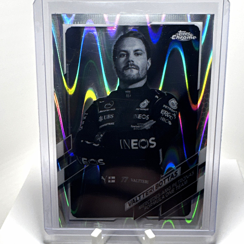 Topps 2021 Topps Chrome Valtteri Bottas Mercedes-AMG 3 Card Lot