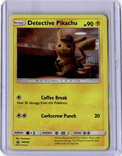 Detective Pikachu - SM190 Holo Promo Sun & Moon Promo Pokemon Holo Near Mint on eBay