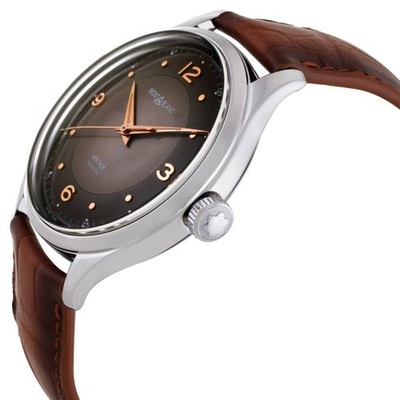 Montblanc Heritage Automatic Brown Dial Men's Watch 128673 | eBay