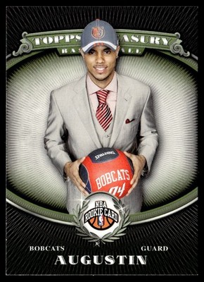 2008-09 Topps Treasury D.J. Augustin Rookie Charlotte Bobcats #109