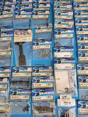 XRAY XB808 T2 Misc Parts Lot (46) Pc Alum Shock Adjust Nut 308040