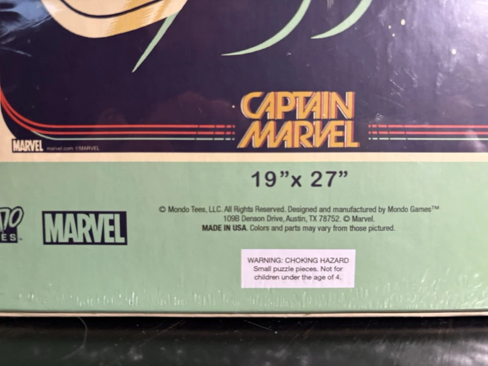 NUEVO-SELLADO Mondo CAPTAIN MARVEL 1000 Piezas Puzzle por Glen Brogan, 19" x 27" Foto 4 de 4
