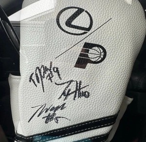 Tyrese Haliburton autograph signed Indiana pacers NBA TJ McConnell