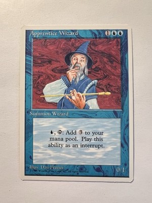 Apprentice Wizard - MTG Core Set 4th Edition - NM