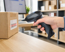 Rechargeable Barcode Scanner Wireless 1D Handheld USB Inventory Reader