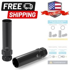 2 Piece Small 6 7 Spline Lug Nut Socket Wheel Lock Key For Easy Installati...