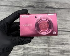 Nikon COOLPIX S6200 Digital Camera 16MP 10x Optical Zoom Pink PARTS/REPAIR