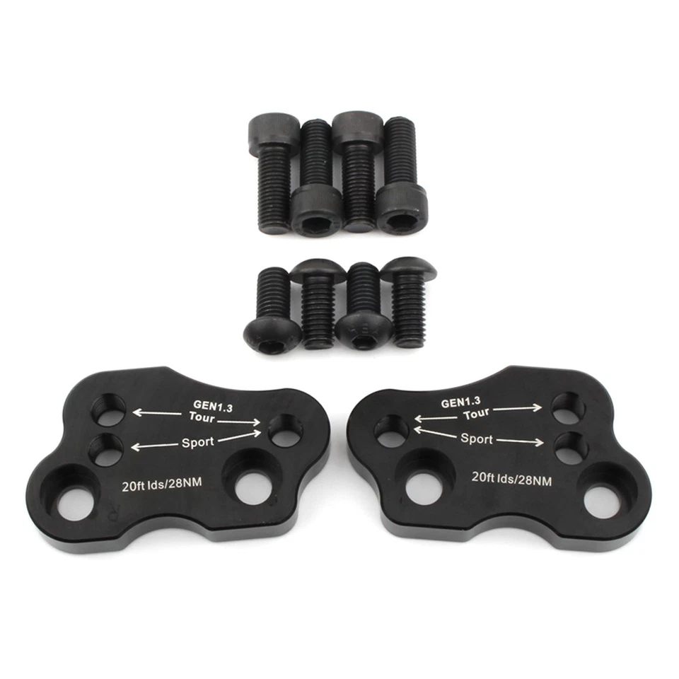 Adaptador elevador de manillar ajustable apto para Honda Goldwing 1800 GL1800 2018-2020 Foto 2 de 4