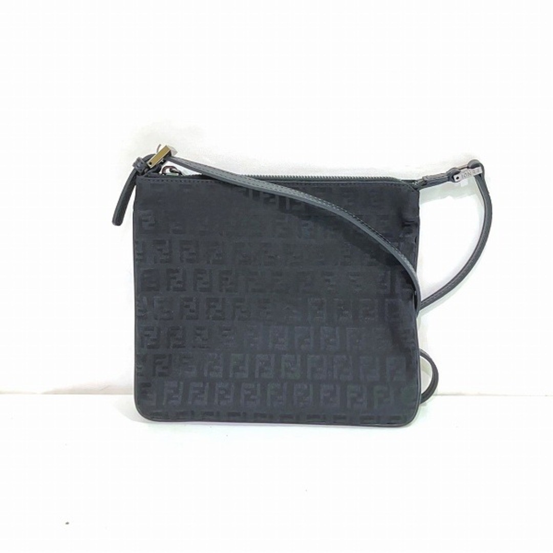 RARE FENDI Zucchino 8BT047 Unisex Shoulder Bag Pre-Owned Free Shipping