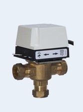 Danfoss HS3 3-Port Motorized Valve With Actuator, 22mm