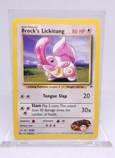 Pokémon Brock's Lickitung 41/132 Gym Heroes Vintage WOTC
