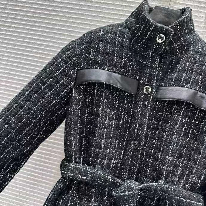 Chanel CC 25K Alta Gama Listo para Usar Grueso Tweed Tejido Chaqueta Talla 36 Foto 3 de 4