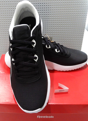 New & Authentic! Reebok Women LITE 4 Running Sneaker-Size 10 Women-Black Mesh