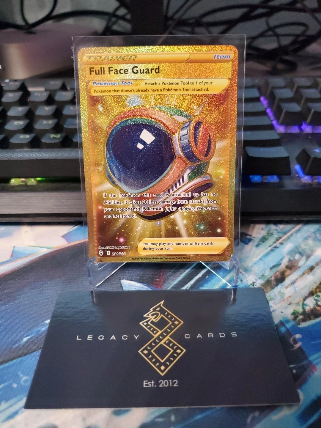 Full Face Guard 231/203 - SWSH: Evolving Skies Secret Rare - Pokémon TCG (NM)