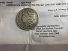 1892-S Morgan $1 – Very Fine Circulated – Key Date San Francisco Mint