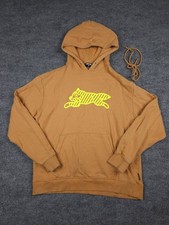 Billionaire Boys Club ICE CREAM Hoodie Mens 2XL Brown Graphic Drawstring 