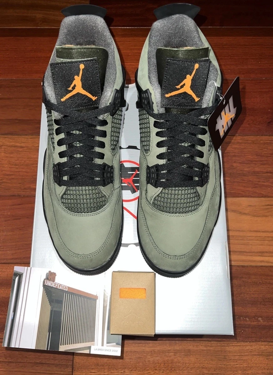 Las mejores ofertas en Undefeated x Air Jordan 4 Retro Green | eBay