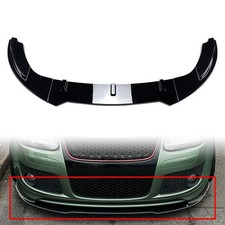 Glossy Blk Front Bumper Lip Spoiler Splitter For Vw Golf 5 Jetta Mk5 Gli 03-08