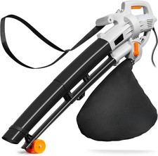 Leaf Blower and Vacuum 3000W Corded Leaves Collector Clear Gardens Patios