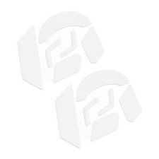 Rounded Curved Mouse Feet 0.8mm w Paper for G903 Mouse White 6Pcs/2 Set