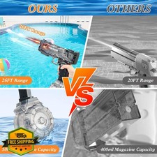 Pycoal Electric Water Gun Strongest Automatic Pistol 26ft Range Toy