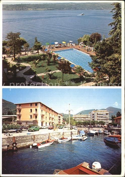 Salo Lago di Garda Hotels Astoria e Spiaggia d Oro Piscina Parco Spiaggia privado