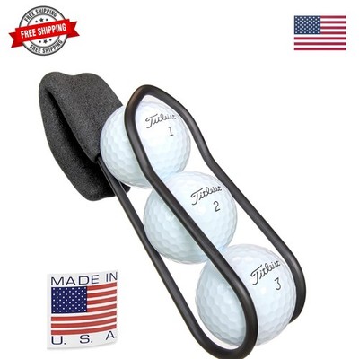 Golf Ball Holder - Pro with Quick-Draw Release Black