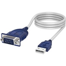 Sabrent USB 2.0 to Serial 9-Pin DB-9 RS-232 Converter Cable, 6-Feet