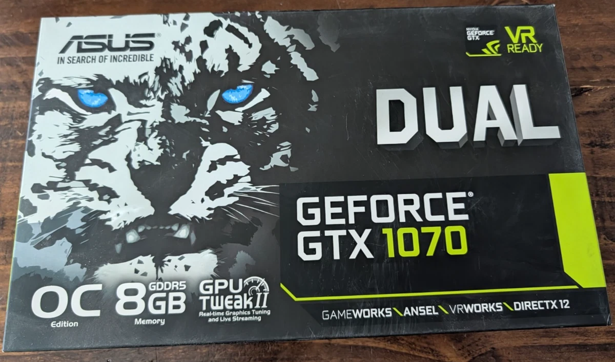 ASUS NVIDIA GeForce GTX 1070 Computer Graphics Cards for sale | eBay