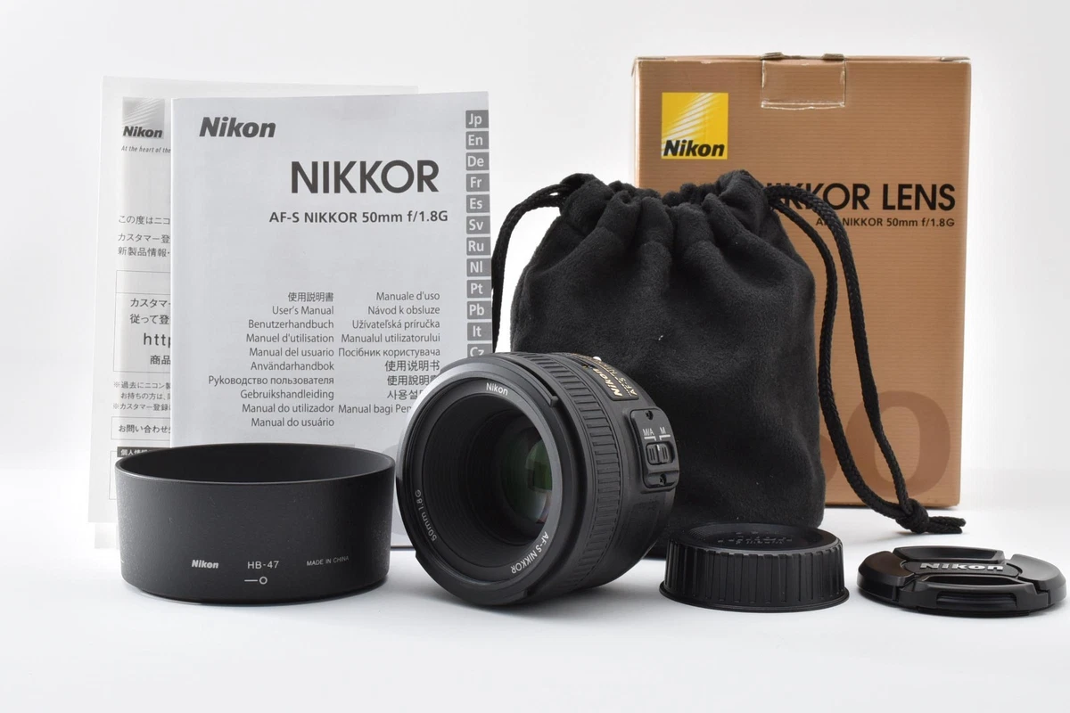 Nikon NIKKOR AF-S f/1.8 Camera Lenses 50mm Focal for sale | eBay