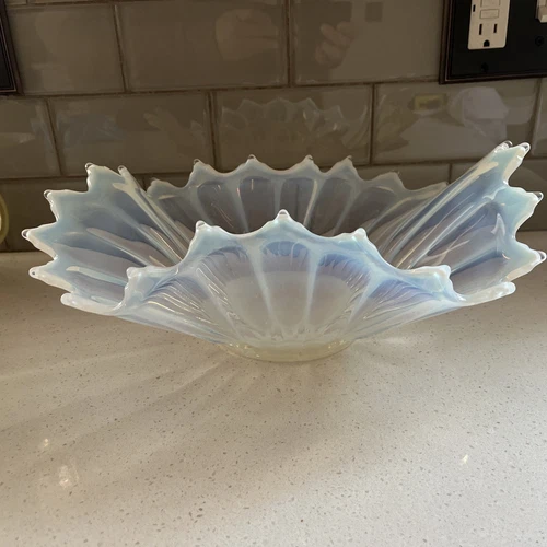 Fostoria White Opalescent Heirloom Console Bowl