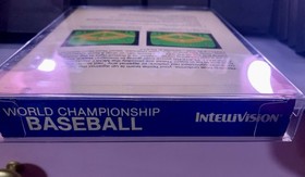 INTELLIVISION WORLD CHAMPIONSHIP BASEBALL CIB W/2 CORRECT OVERLAYS  TESTED! 5/20