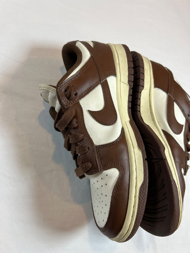 Nike Dunk Low Cacao Wow Mocha Women's 7 Brown White Leather Lace UP DD1503-124 - Picture 14 of 24