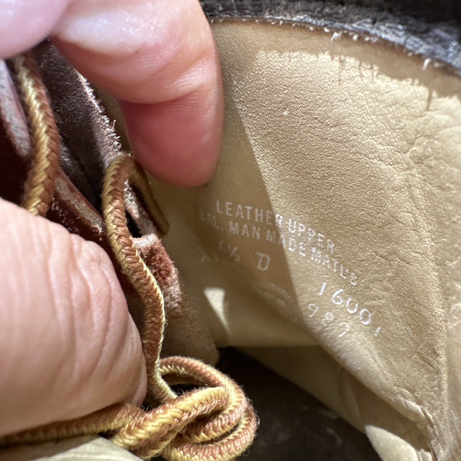 Vintage Mason Chippewa Falls Wisconsin Velvet-Eez Boots Leather USA Men’s 6.5 D