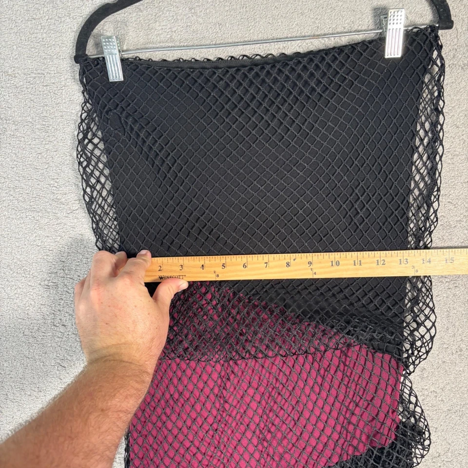 Saia em Camadas Vintage Lip Service Rara 1998 1ª Amostra Punk Rave Grunge Malha G - Imagem 3 de 4