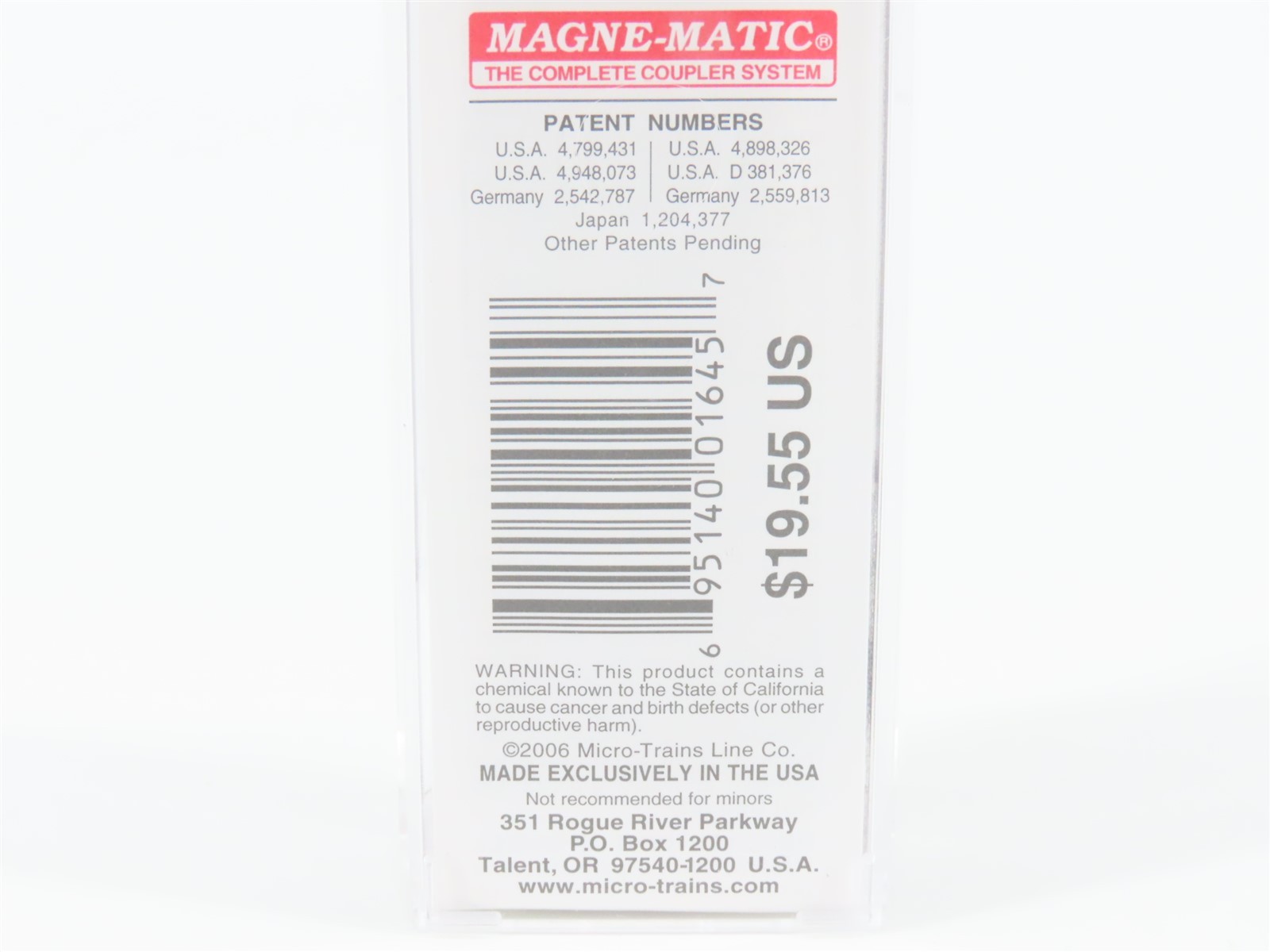 N Scale Micro-Trains MTL 03800380 SAL Fruit Growers Express 50' Box Car 593491