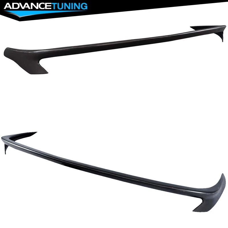 Fits 02-05 BMW E65 7-Series AC-S Style Rear Trunk + Roof Spoiler Unpainted Black - Изображение 3 из 4