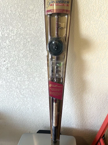 Pflueger 8’ Fly Rod 3 Pc Fishing Kit. New. Sealed. Single Action Fly Rod.