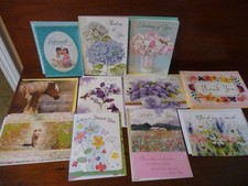New Assortment of Thank You  Thinking of You Cards w/Custom Envelopes Lot of 11