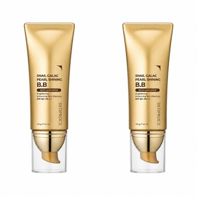 Deoproce Snail Galac-Tox Pearl Shining BB No.23 SPF50+ PA+++ 40g*2Pcs /FREE SHIP