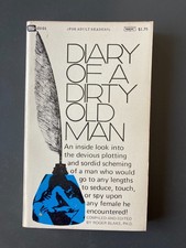Vintage 1969 Pulp Paperback Diary of a Dirty Old Man Roger Blake B0101