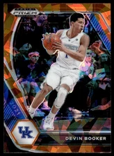 2021-22 Panini Prizm Draft Picks Prizms Orange Ice Devin Booker #70 20431
