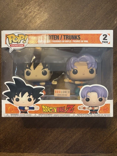Funko Pop! Vinilo: Dragon Ball - DBZ-2 Pack-Goten & Trunks Fusion - Box Lunch...